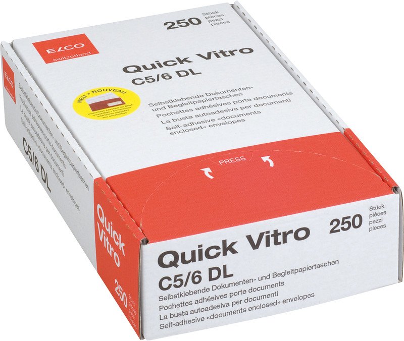 Elco Quick Vitro Dokumententasche C5/6 Fenster rechts à 250 Pic3