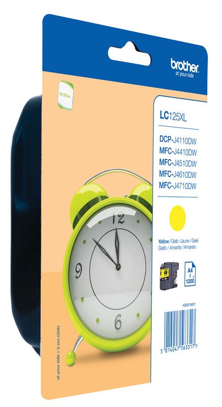 Brother InkJet LC-125XLY yellow Pic1