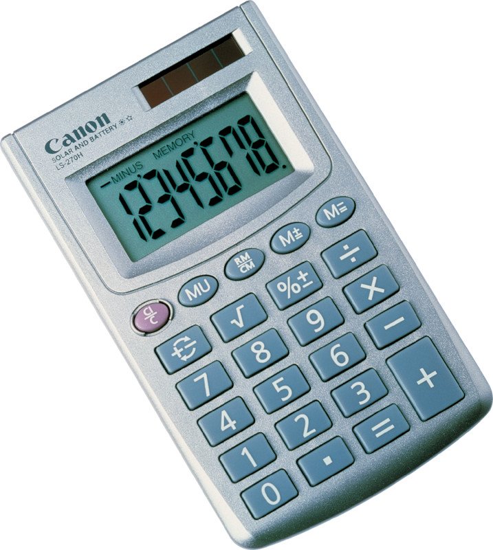 Canon calculatrice LS-270H, B61 x H10 x T102 mm Pic1