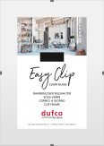 Dufco cadre de l'échange EasyClip verre 21x29,7