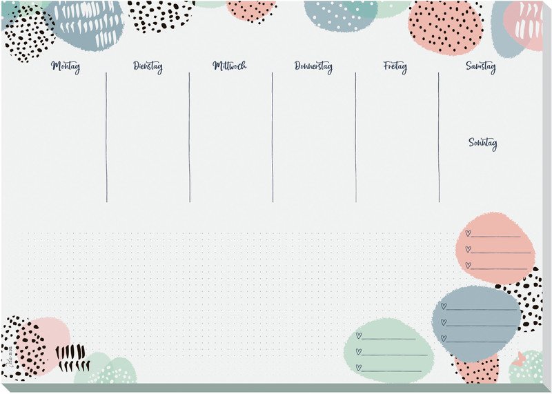 SIGEL Schreibunterlagen JOLIE® Wochenplaner Pic1