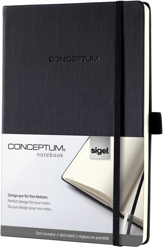 Sigel Notizbuch Conceptum hardcover A4 5mm kariert Pic2