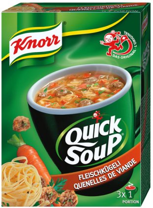 Knorr Quick Soup Fleischkügeli 22g 3x1 Port. Pic1