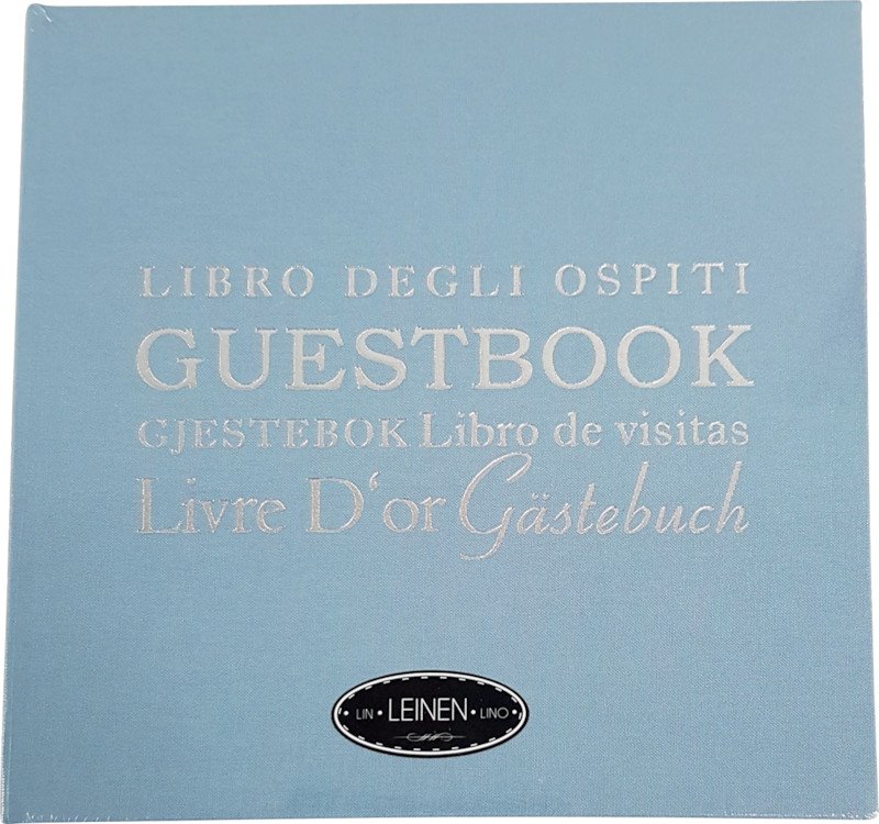Eibert Gästebuch 24x25cm Lightly Blue Pic1