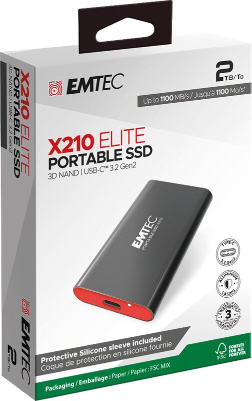 Emtec Disque dur SSD externe ELITE X210 2TB Pic3