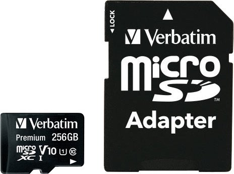 Verbatim Micro SDXC Card Class 10 256GB Pic1