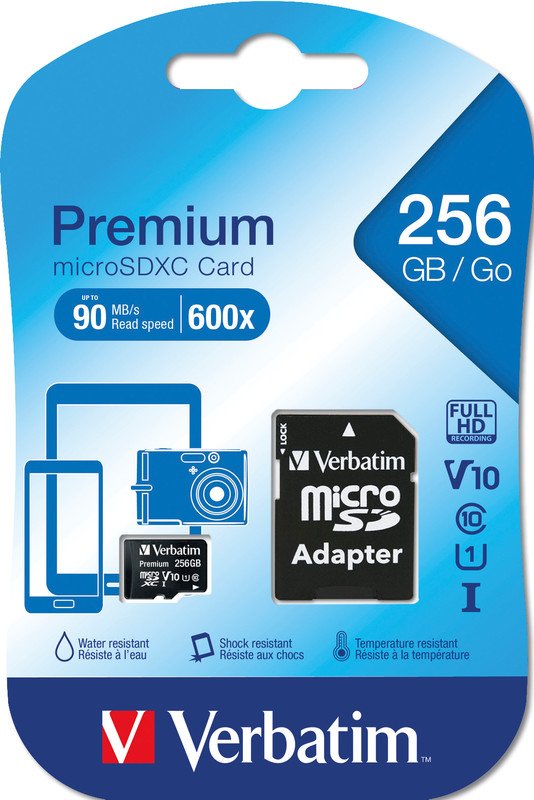 Verbatim Micro SDXC Card Class 10 256GB Pic2