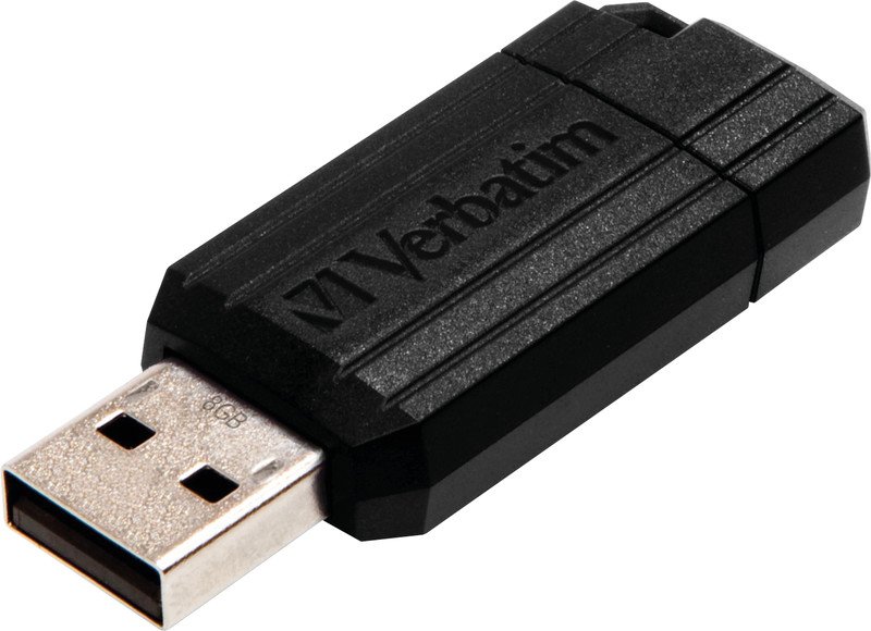 Verbatim USB Stick Pin Stripe 8GB Pic1