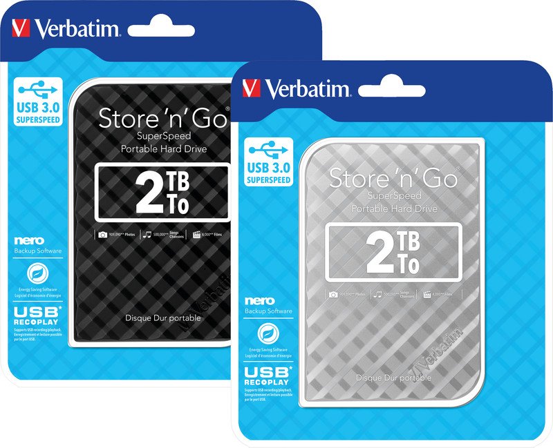 Verbatim portable Festplatte 2.5 2TB silber Pic3