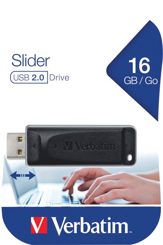 Verbatim USB Stick Slider 16 GB Pic3