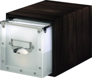 Hama CD/DVD/Blu-ray Box Espresso aus Holz Pic1