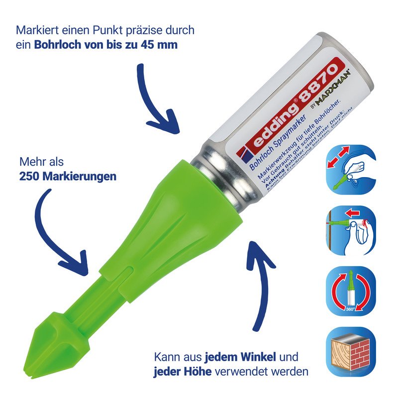 Edding Marqueur spray pour charpentier 8870 Pic3