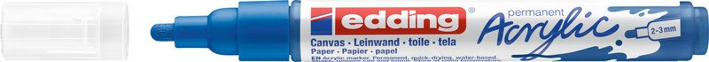 Edding Acrylic Marker enzianblau Pic2