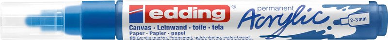 Edding Acrylic Marker enzianblau Pic3