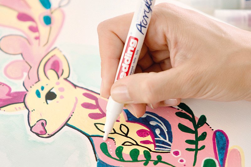 Edding Acryl Marker 5100 2-3mm nicht nachfüllbar Pic3