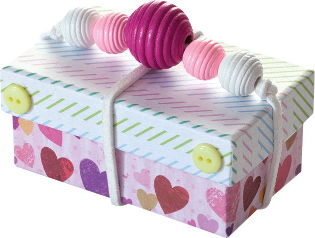 Folia Holzperlen rund Grössen und Farben sortiert à 84 Stk. Pic2