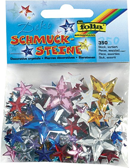 Folia Schmucksteine Sterne à 350 Stk. Pic1