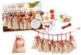 Folia Adventskalender-Set natur