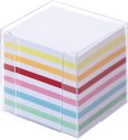 Folia Zettelbox 95x95mm à 700 Papier weiss/farbig