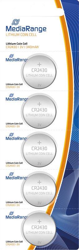 Mediarange Lithium Knopfzellen CR2430 Pic1