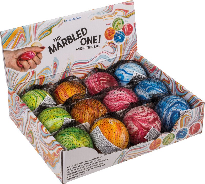 Balle anti-stress OUT OF THE BLUE The Marbled One Pic2
