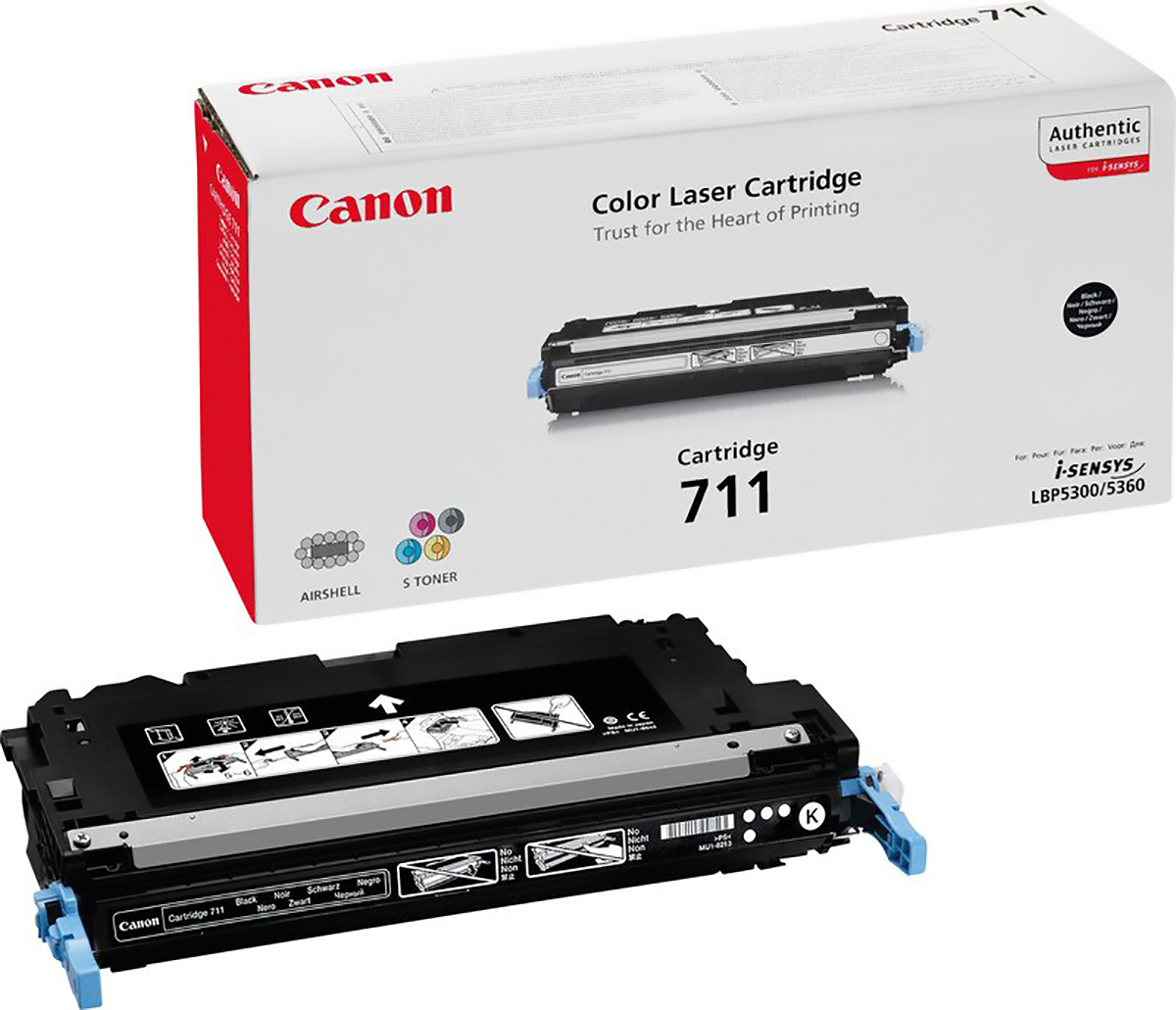 Canon Toner 711 BK schwarz Pic1