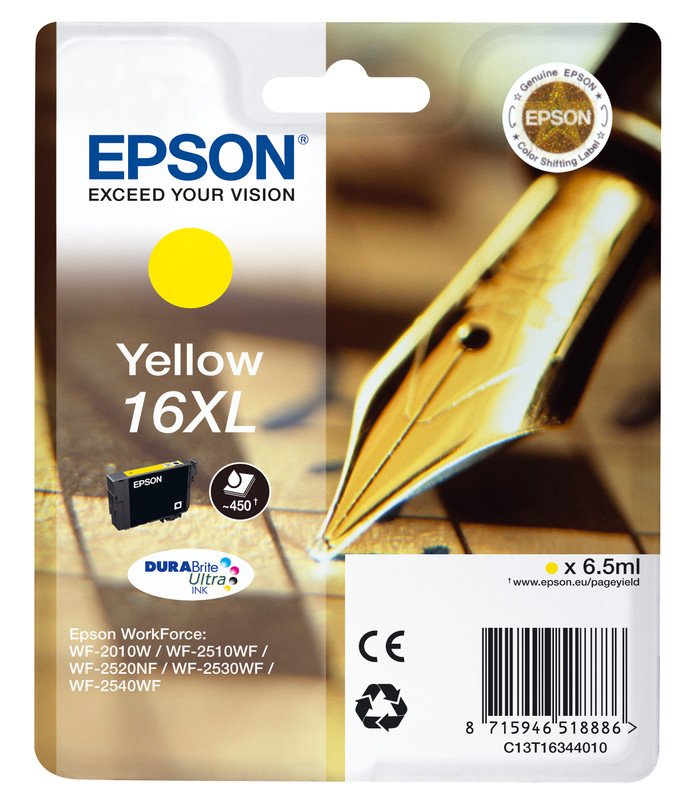 Epson cartouche d'encre 16XL yellow Pic1