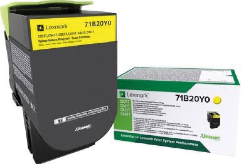 Lexmark Toner 71B20Y0 yellow Pic1