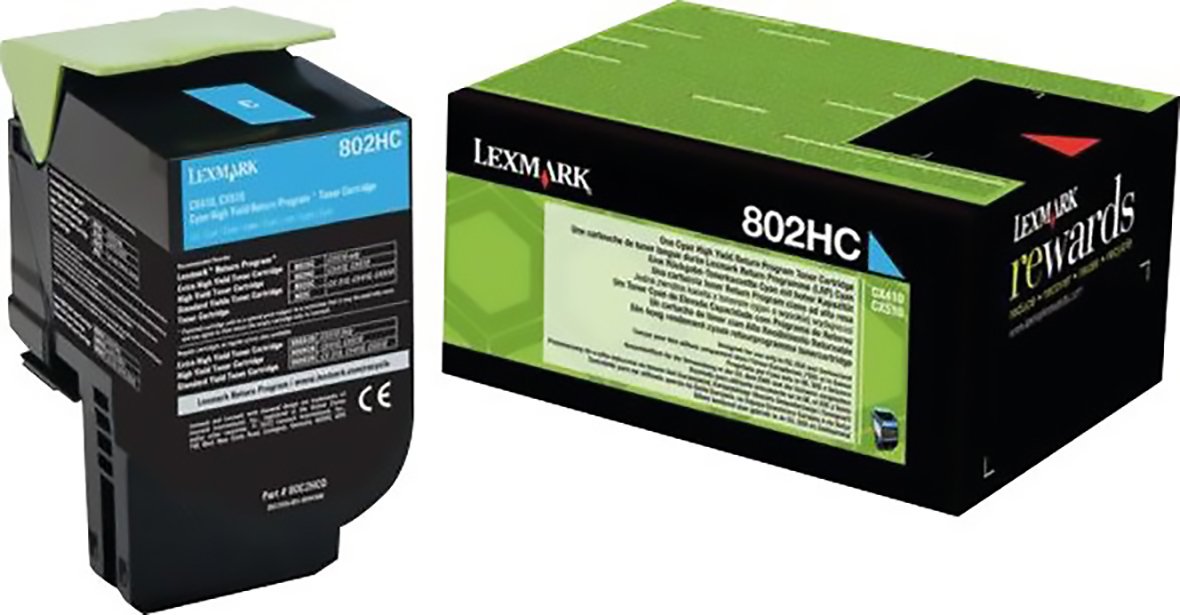 Lexmark Toner 80C2HC0 cyan Prebate Pic1