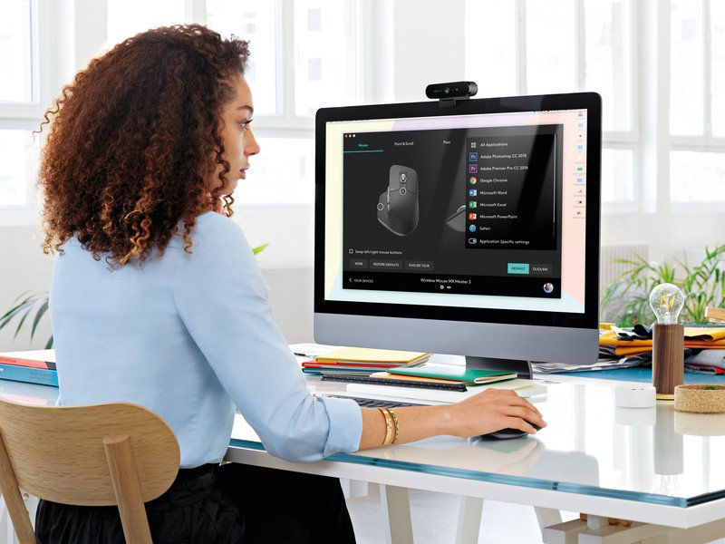 Logitech Brio Webcam schwarz Pic2