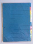 Ofrex Kartonregister A4 210gr 10-teilig mit Indexdruck