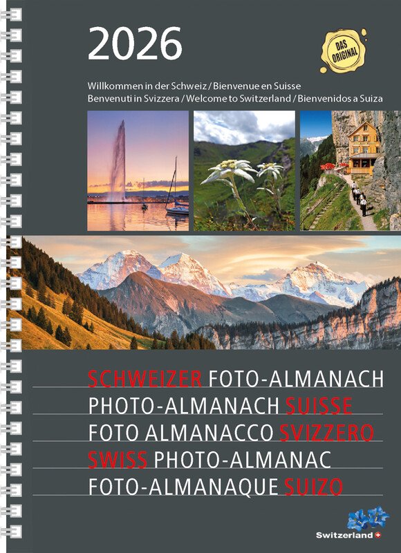 Agenda Schweizer Photo-Almanach 2026 A5 1W/1S Pic1