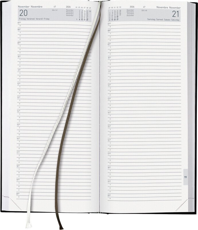 Biella Geschäftsagenda lang Le Jour 2026 1T/1S blau Pic2