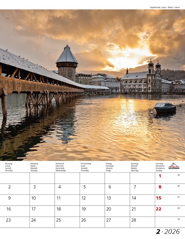 Photoglob Bildkalender Berge und Täler der Schweiz Pic3