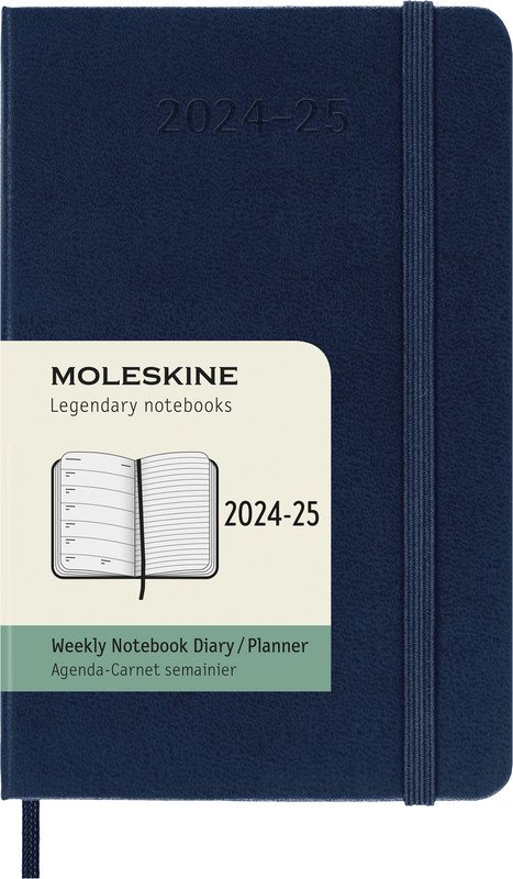 Moleskine Agenda scolaire 9x14cm 24/25 1S/1P 9x14 hard cover Pic1