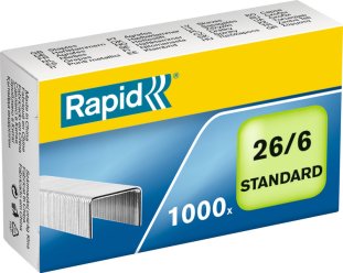 Rapid Heftklammern 26/6 à 1000