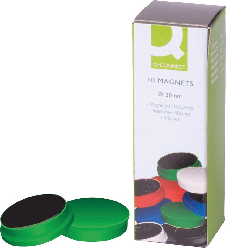 Connect Rundmagnete 20mm à 10 Stück grün Pic1