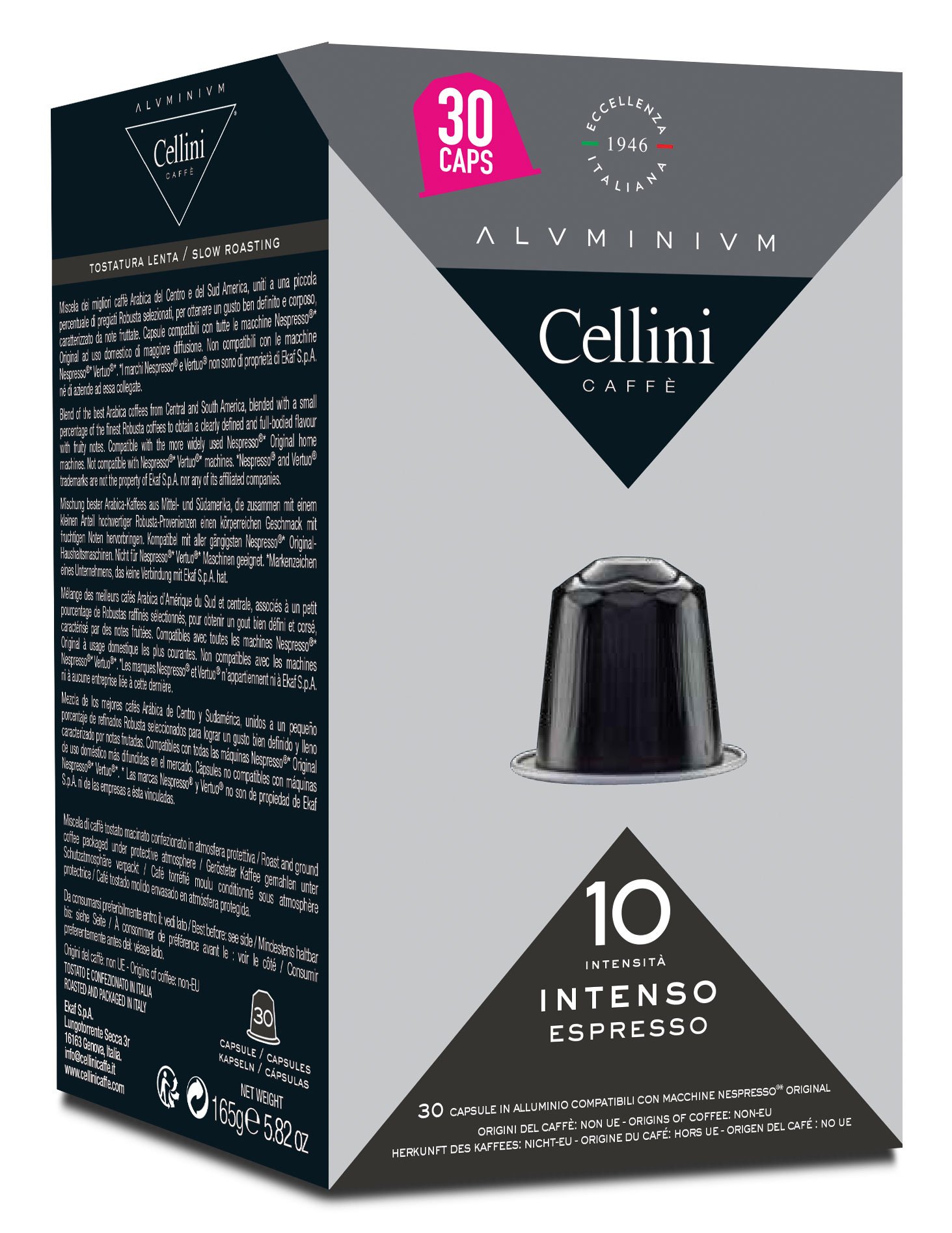 Cellini Espresso Intenso à 30 Kapseln Pic1