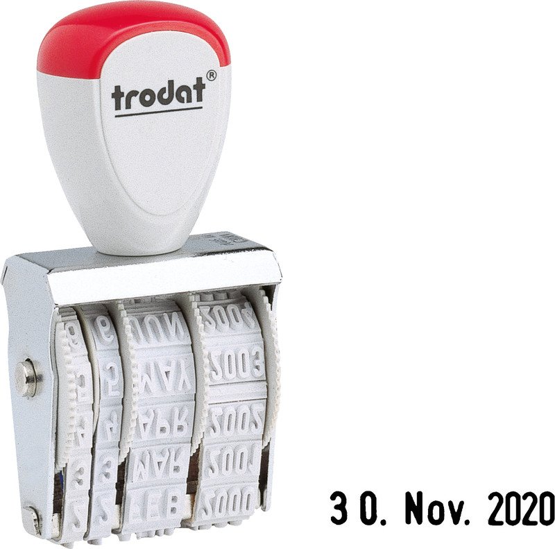 Trodat Datumstempel 4mm Deutsch Pic1