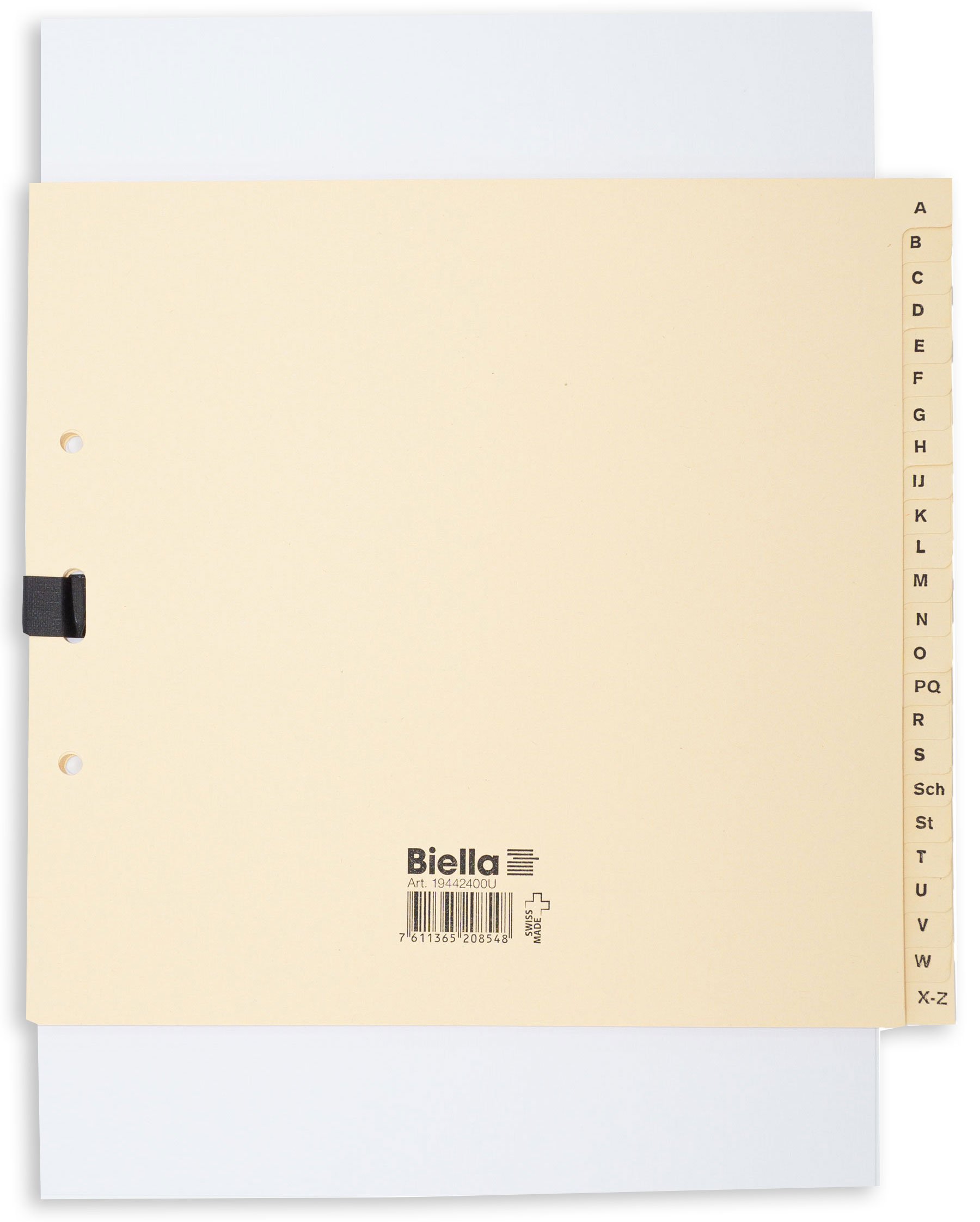 Biella Kartonregister A4 115gr A-Z 24-teilig teildeckend Pic1