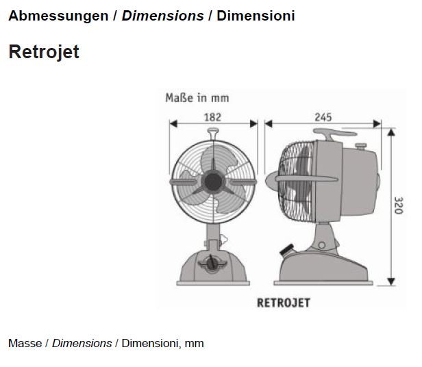 Tischventilator Retrojet RO Pic2