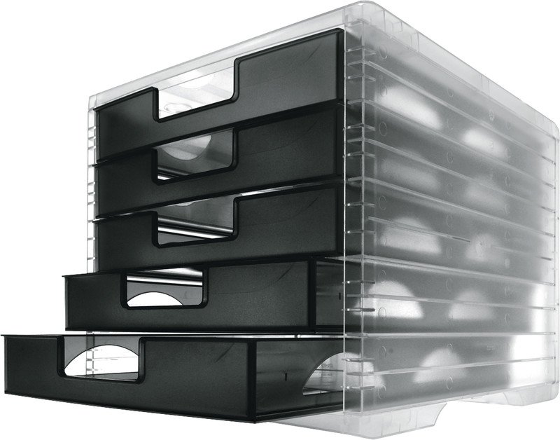 StyroLight Schubladenelement B270xH255xT340mm 5 Schubladen Pic1