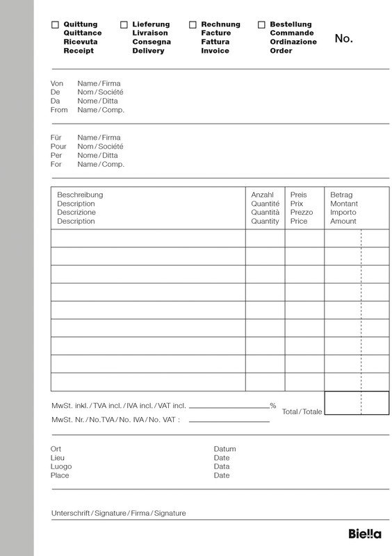 Biella Bloc multi-usage A6 D/F/I/E Pic2