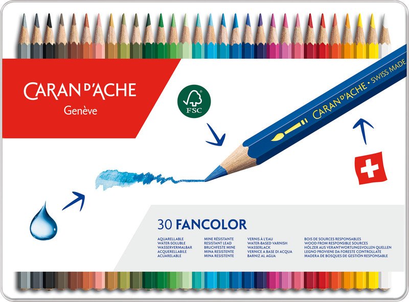 Caran d'Ache Farbstifte Fancolor 30er Pic1