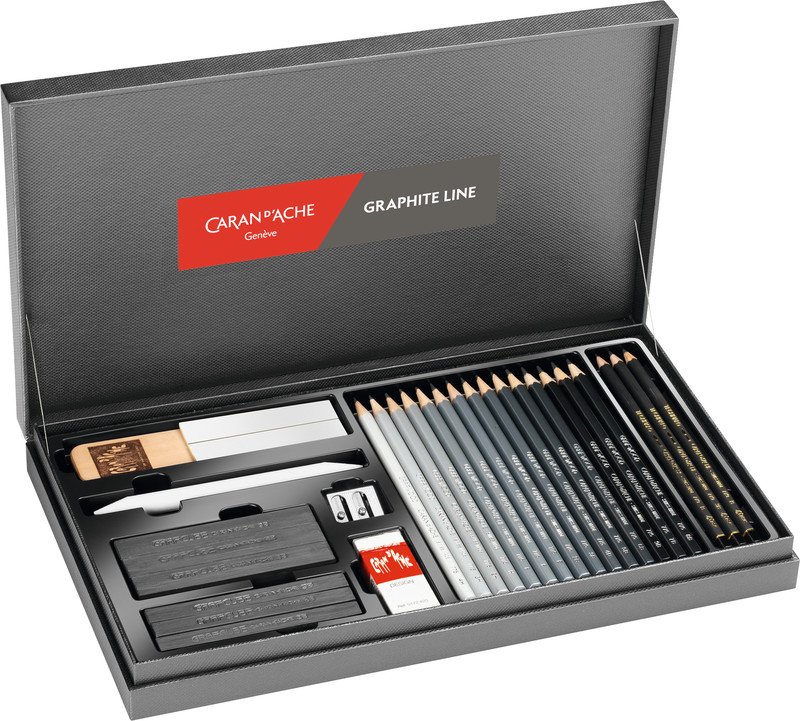 Caran d'Ache Set de crayons graphite Pic1