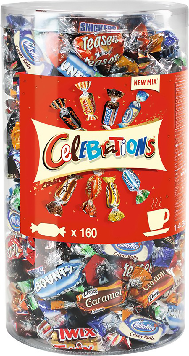 Celebrations Mini-Riegel 8 Sorten sortiert Pic1