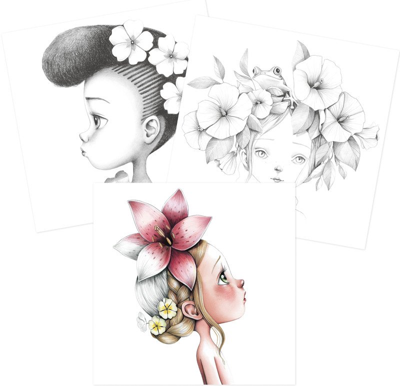 Avenue Mandarine Malbuch Coloriage Wild Sammlerstück Pic3