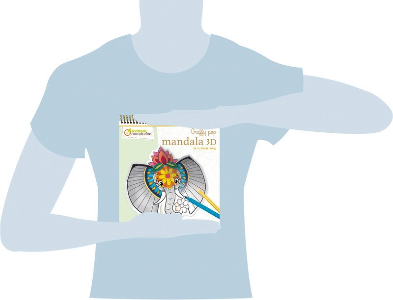 Avenue Mandarine Mandala Graffy Pop Savannentiere 3D Pic3