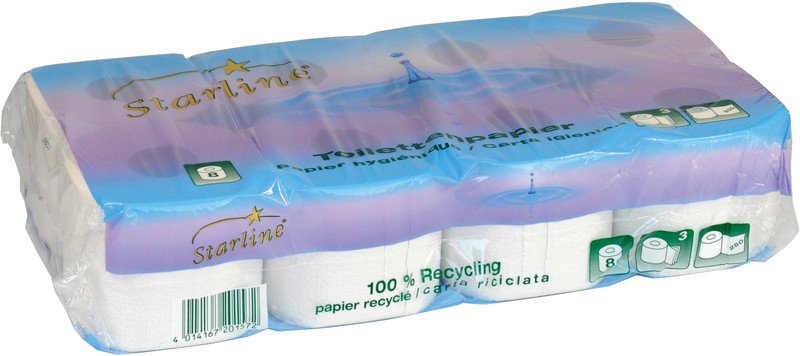 Starline Toilettenpapier Premium Recycling 3-lagig Pic1