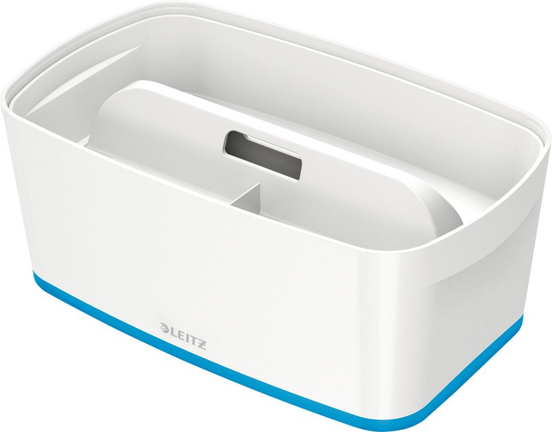 Leitz Mybox Aufbewahrungsbox klein weiss/blau Pic2